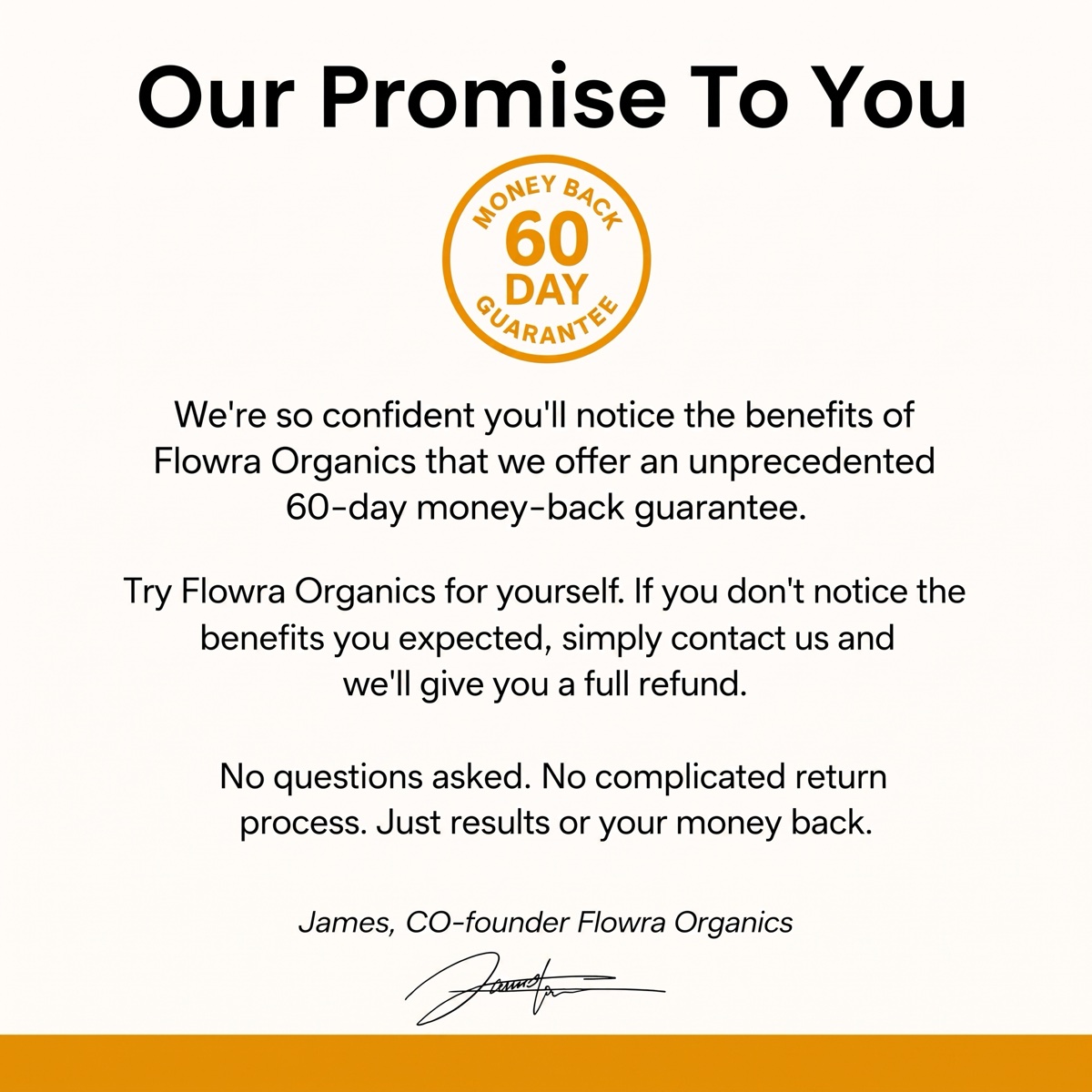 Our 60-day promise