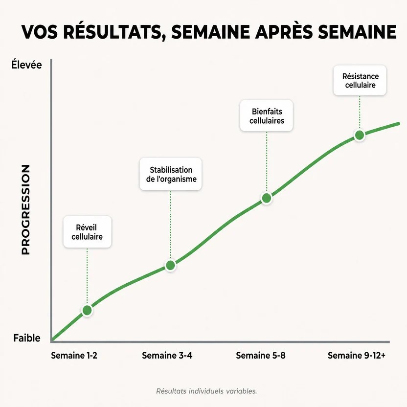Vos résultats, semaine après semaine