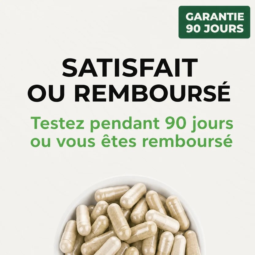 Garantie 90 jours satisfait ou remboursé