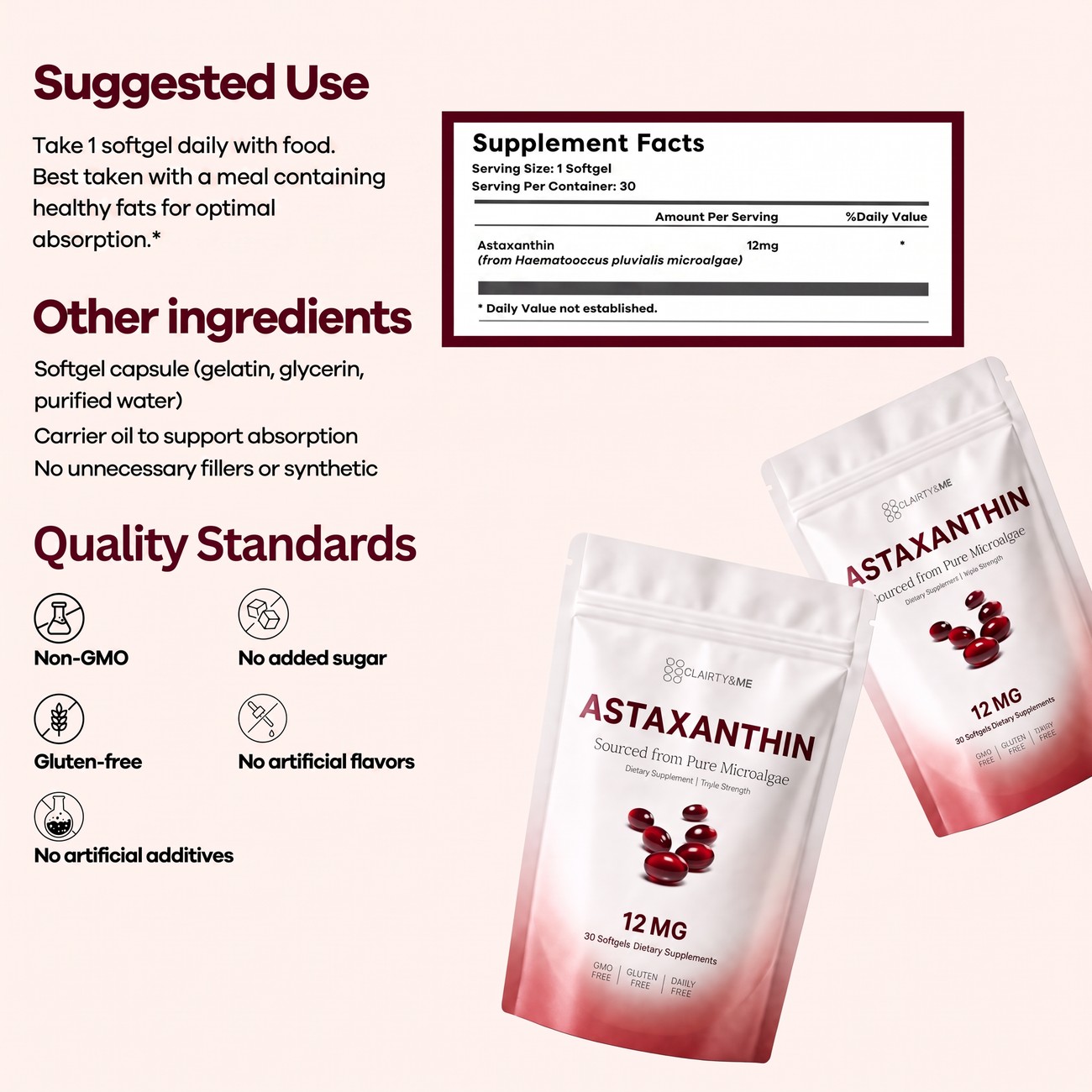 Directions and supplement facts