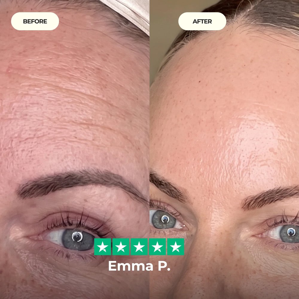 Customer applying EGF Peptide Firming Toner