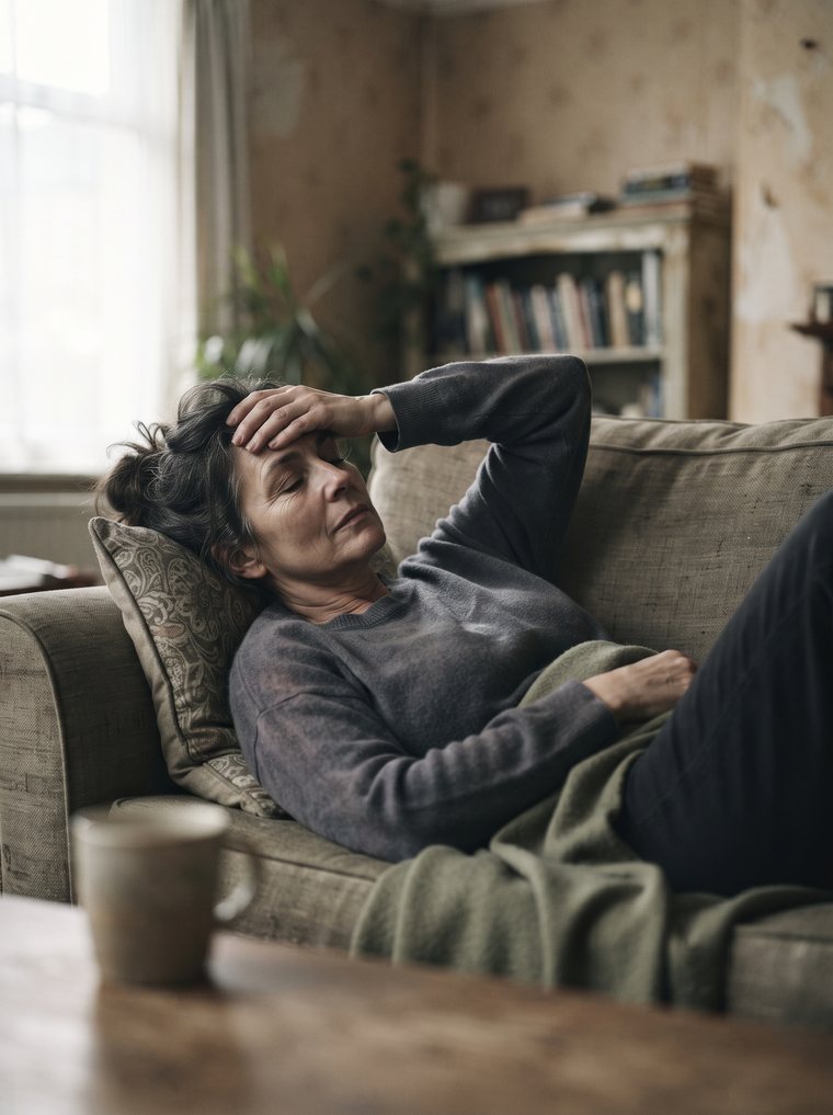 Woman feeling older than she is