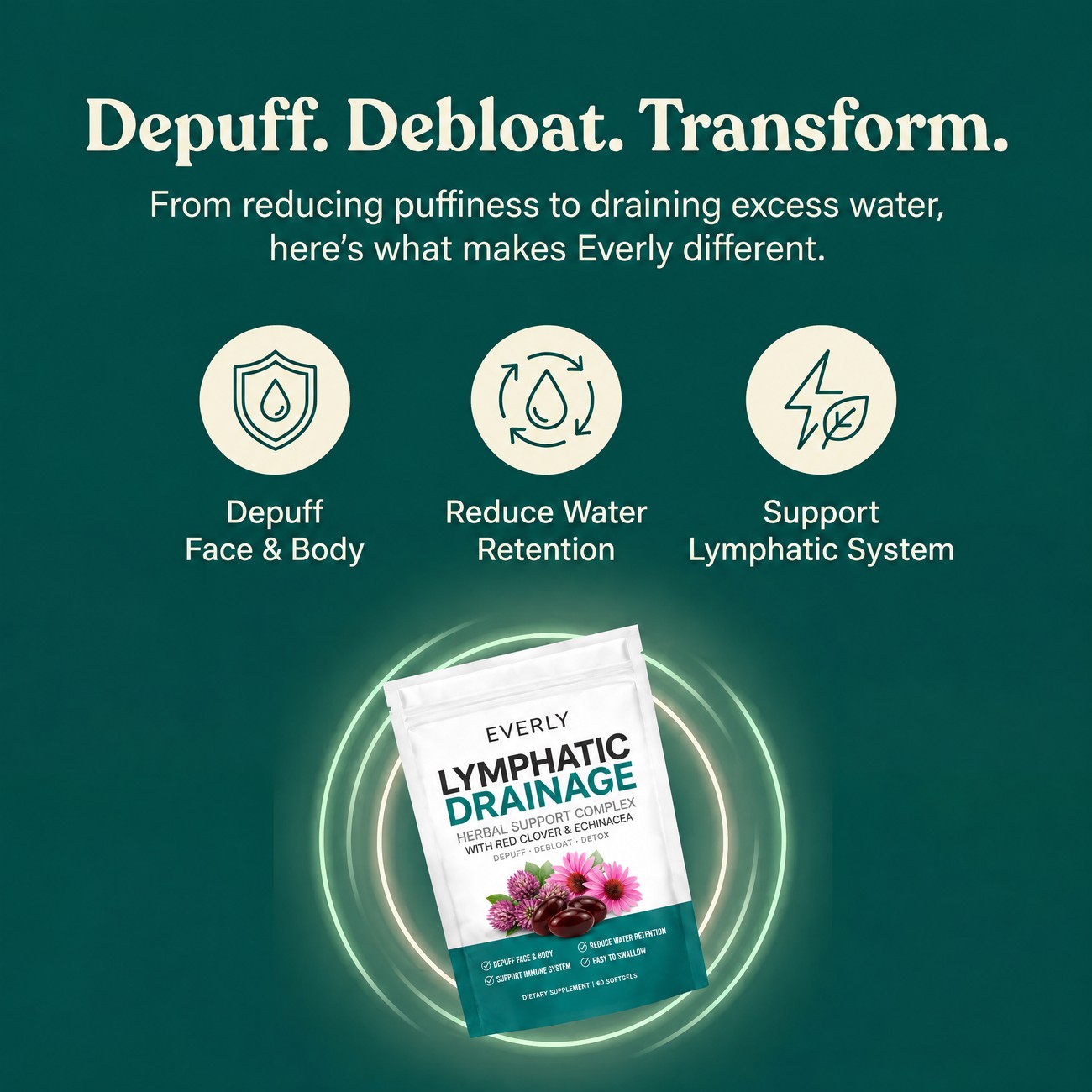Depuff, debloat, transform