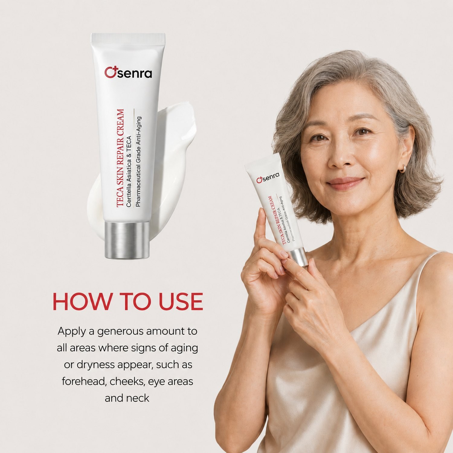 TECA Skin Repair Cream how to use guide
